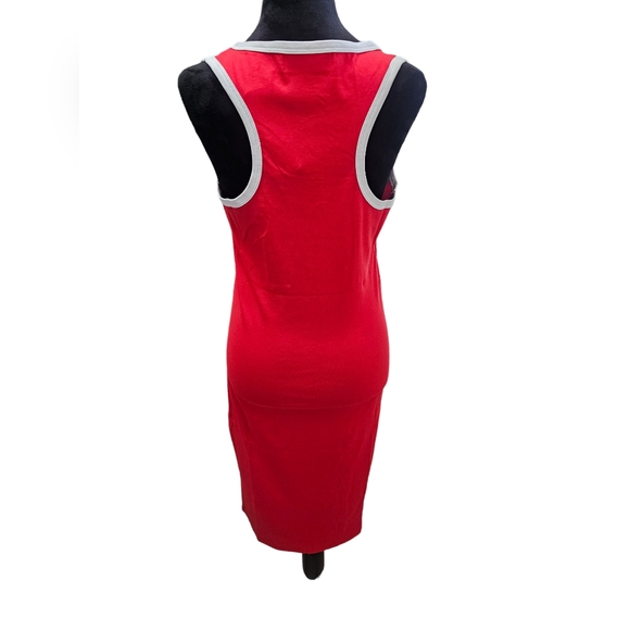 NWT Tam Ware Scoop Neck Casual Racerback Bodycon Tank Midi Dress Large - Picture 7 of 7